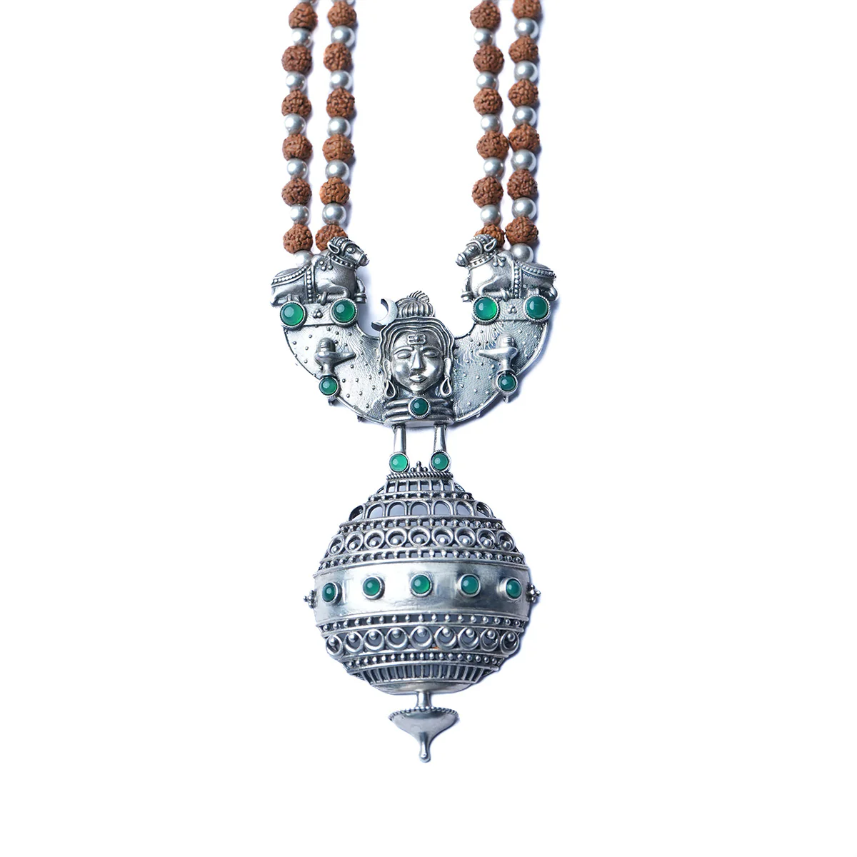 Trailokya Silver Necklace by MOHA - Image 4