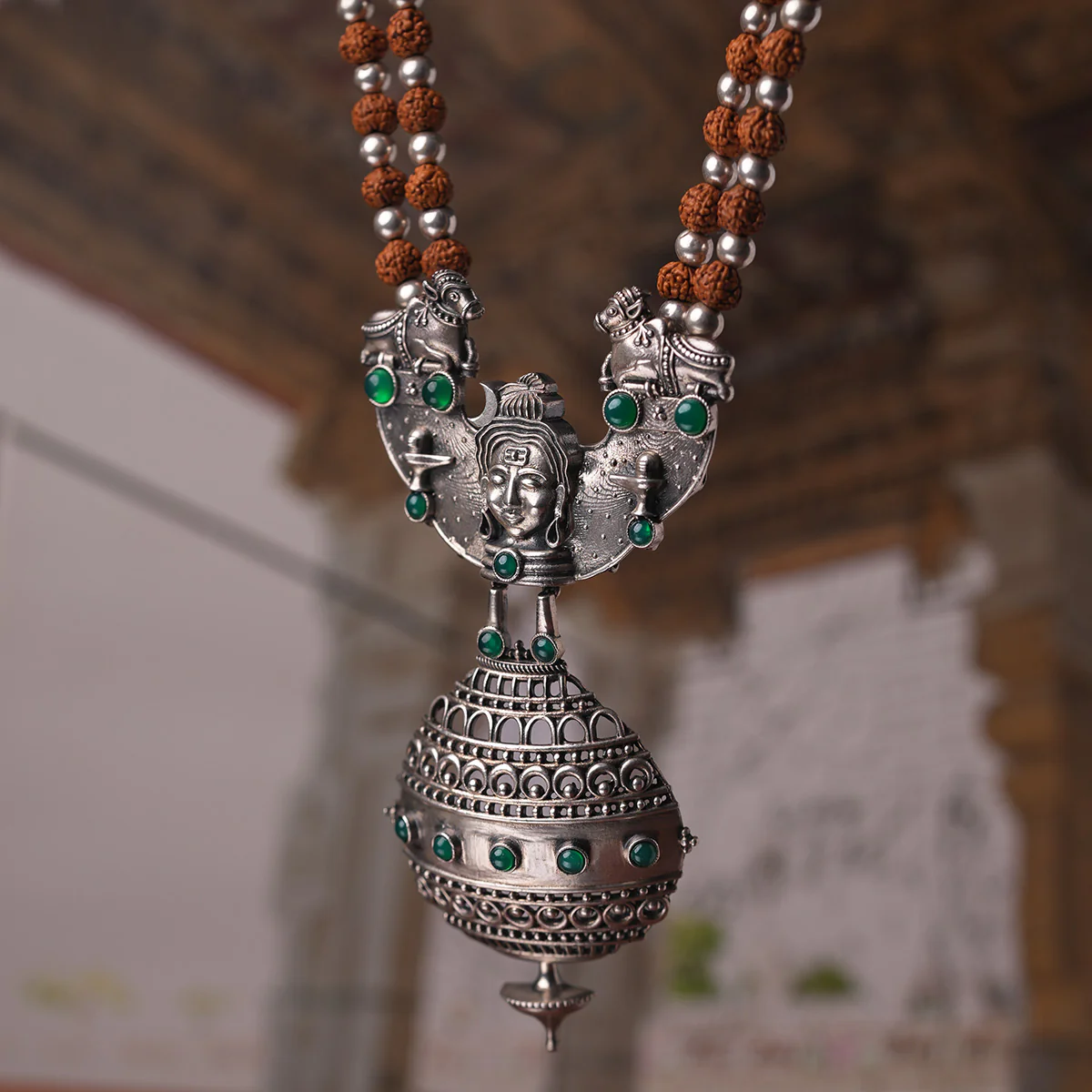 Trailokya Silver Necklace by MOHA - Image 5