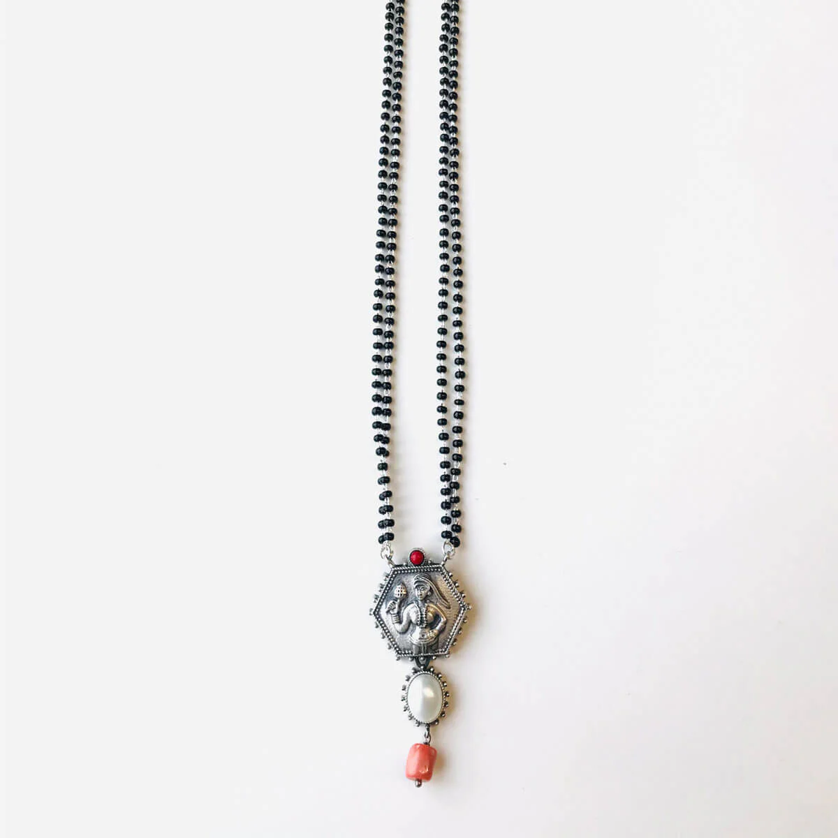 Tribal Queen Silver Mangalsutra by MOHA - Image 6