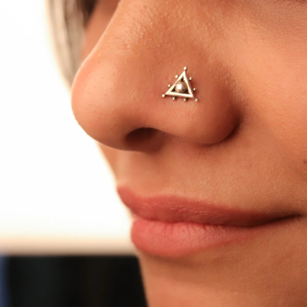 Trisha Silver Nosepin by Moha - Image 2