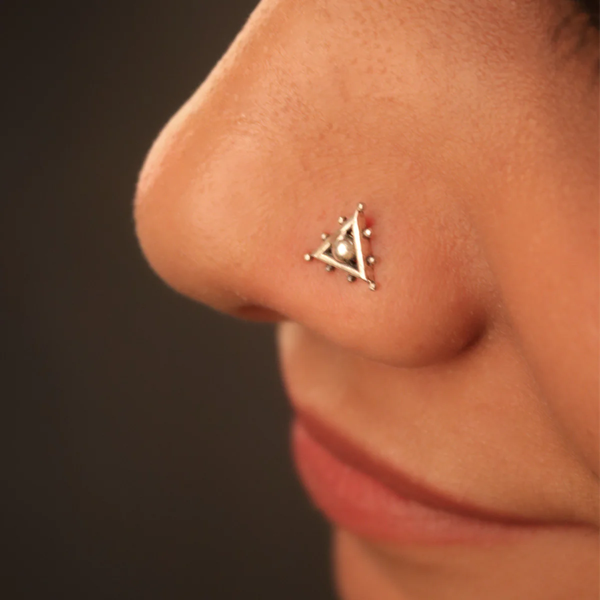 Trisha Silver Nosepin by Moha - Image 5