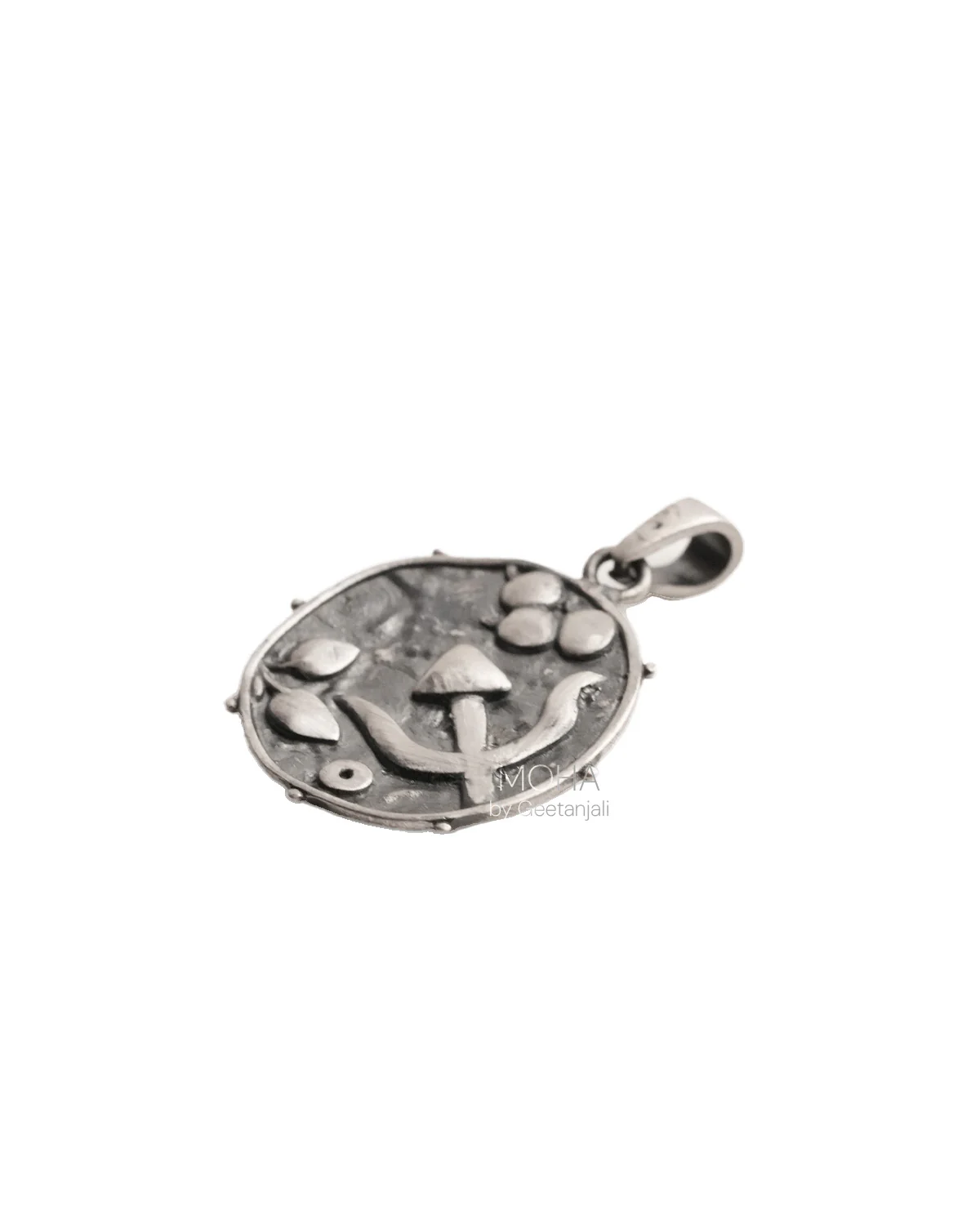 Trishul Silver Pendant by Moha (Only Pendant) - Image 4