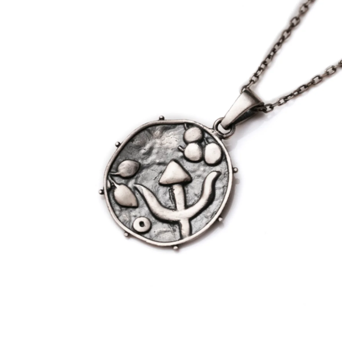 Trishul Silver Pendant with Chain by MOHA - Image 4