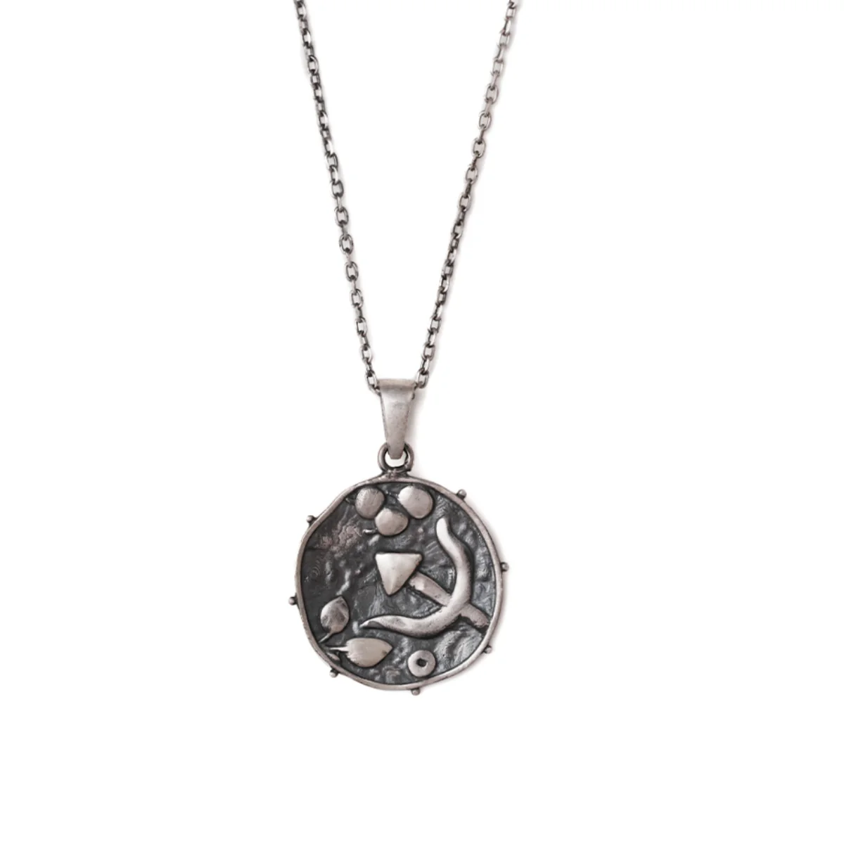 Trishul Silver Pendant with Chain by MOHA - Image 6