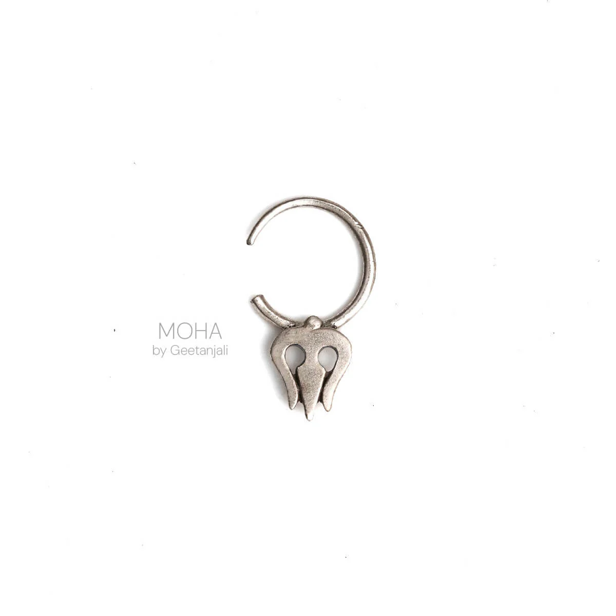 Trishul Silver Septum by MOHA - Image 3