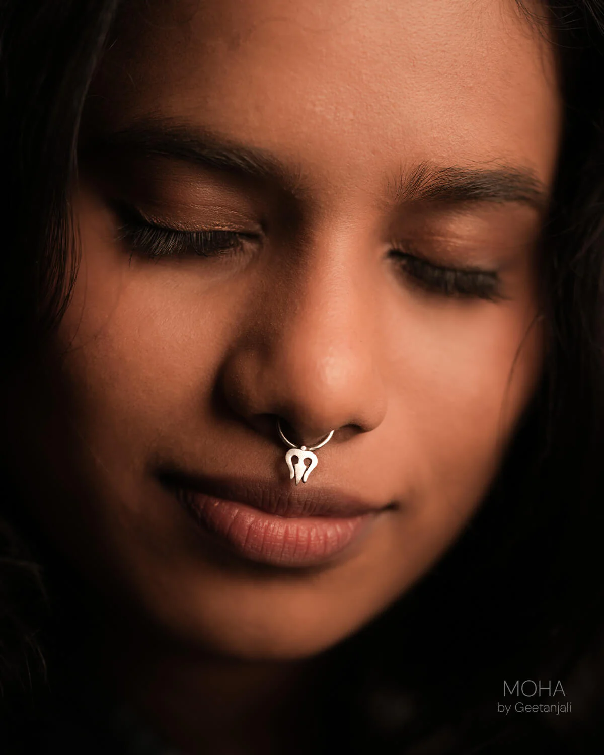 Trishul Silver Septum by MOHA - Image 5