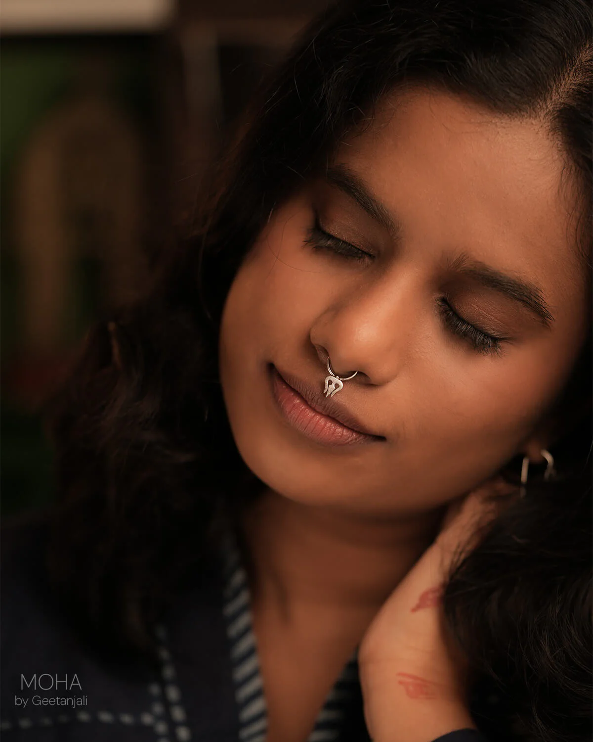 Trishul Silver Septum by MOHA - Image 6