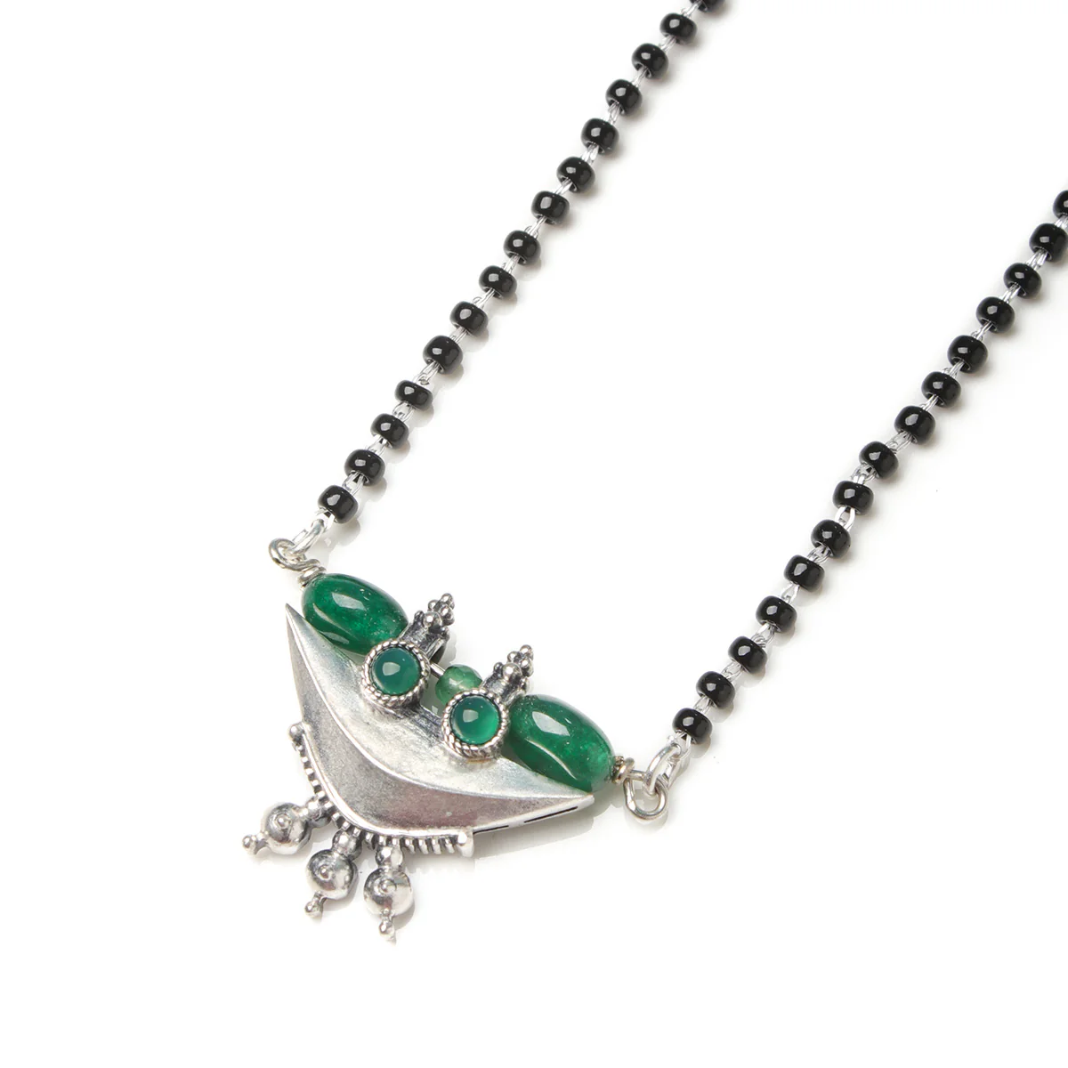 Uroo Silver Mangalsutra by Moha - Image 2