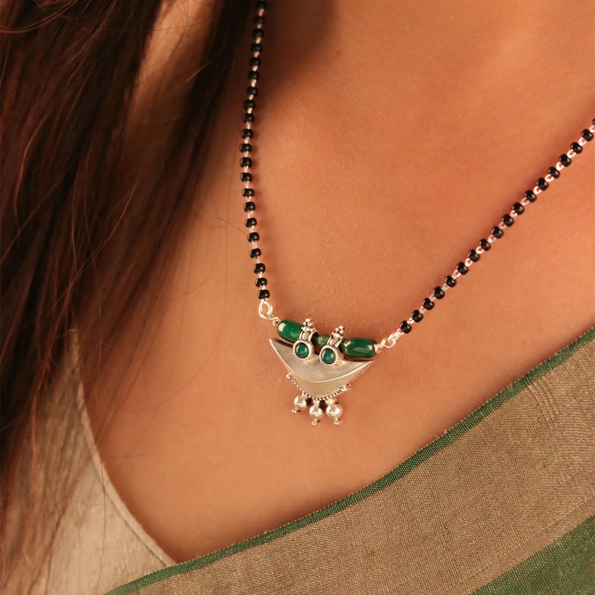 Uroo Silver Mangalsutra by Moha - Image 5