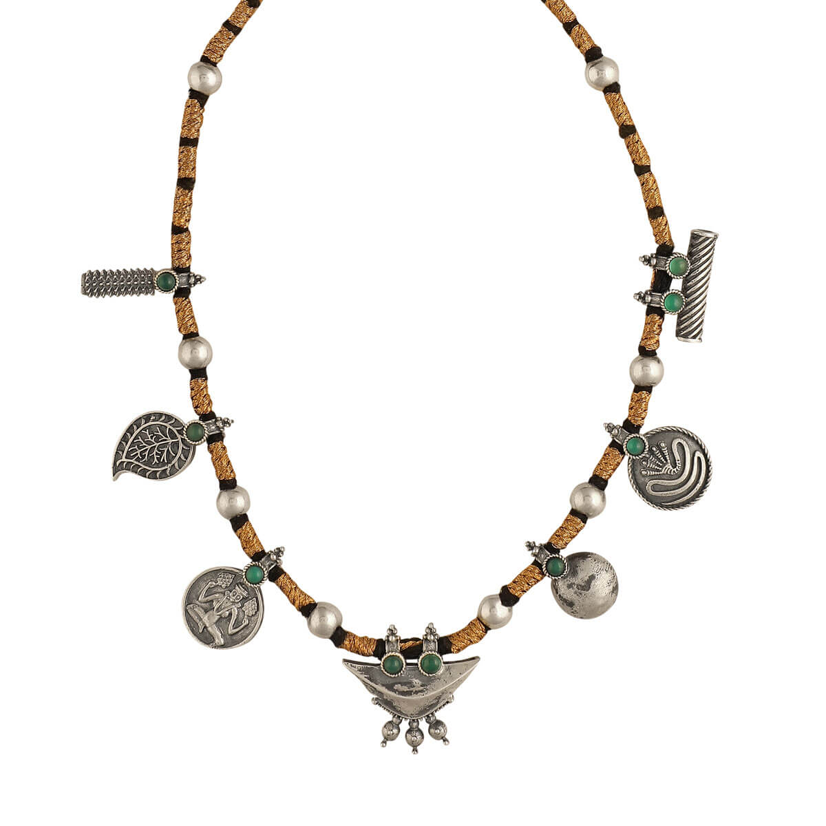 Uroo Silver Necklace by MOHA - Image 3