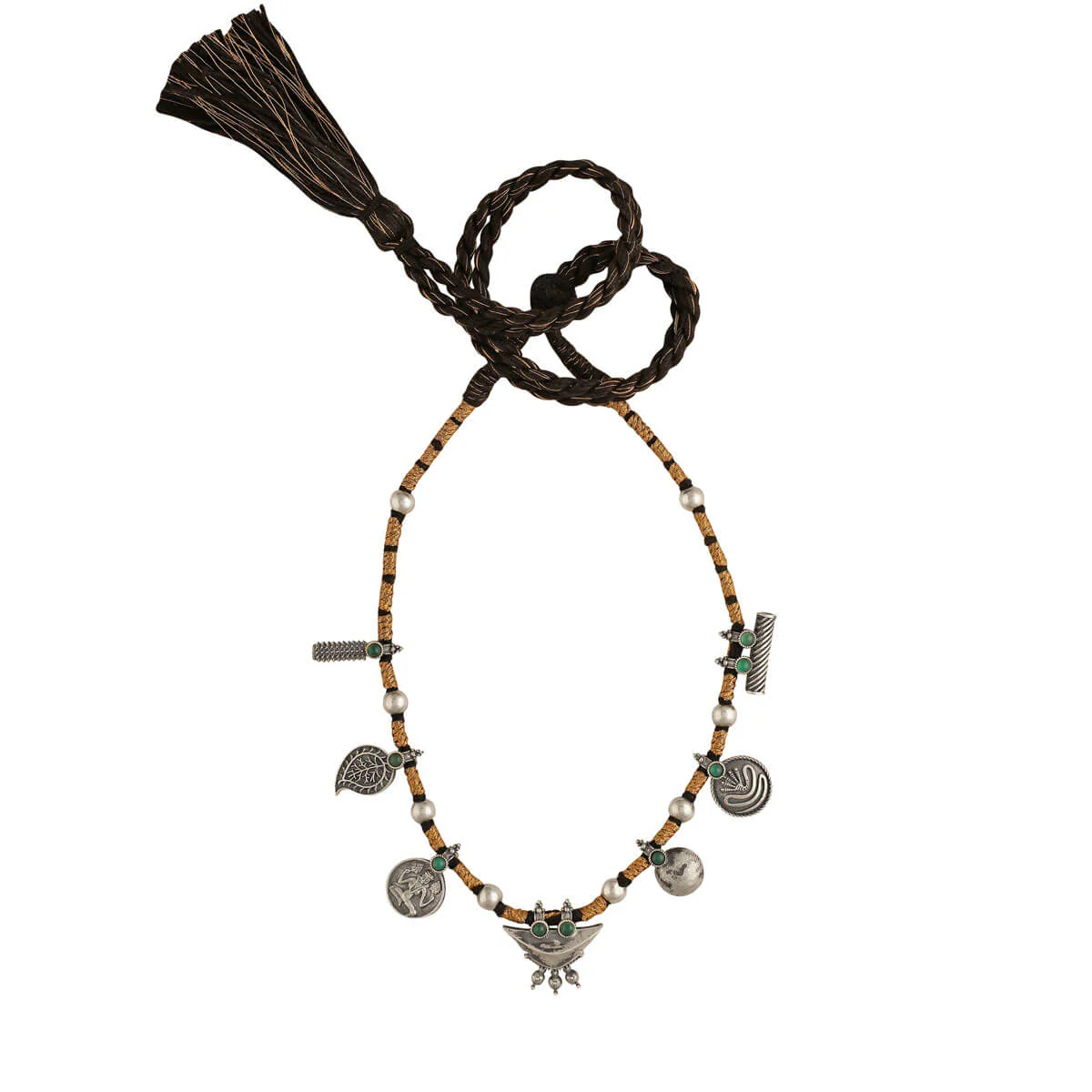 Uroo Silver Necklace by MOHA - Image 8