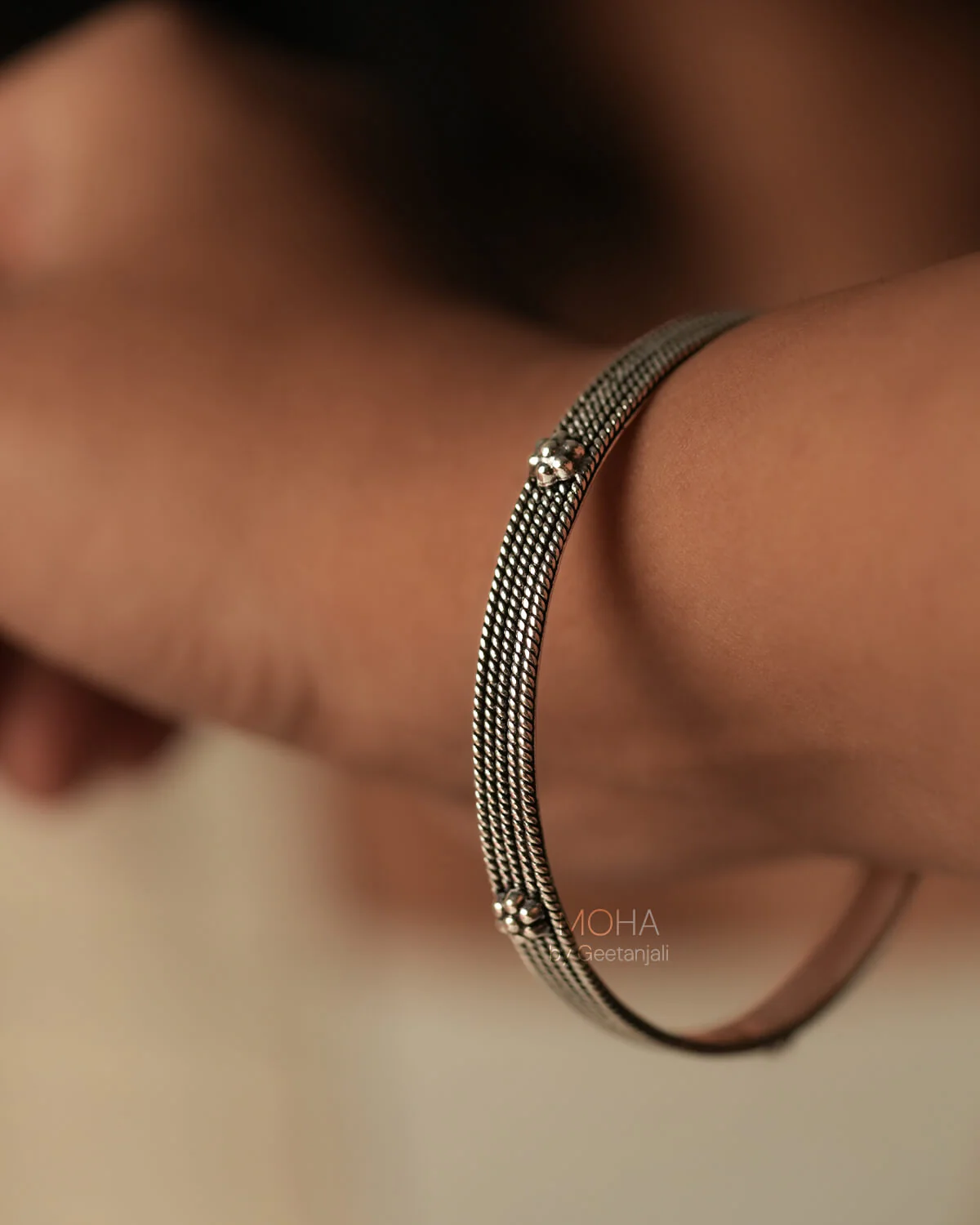 Vaidehi Silver Bangle by MOHA - Image 6