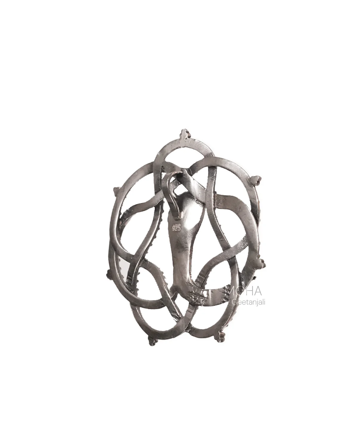 Vasuki Silver Pendant by MOHA (Only Pendant) - Image 4