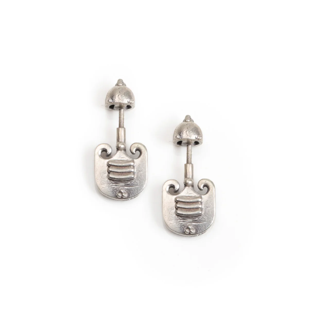 Vibhuti Silver Bugadi - Pierced, Small by MOHA - Image 3