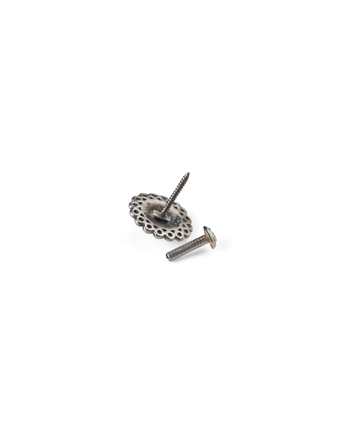 Whorl Silver Nosepin by MOHA - Turquoise - Image 5