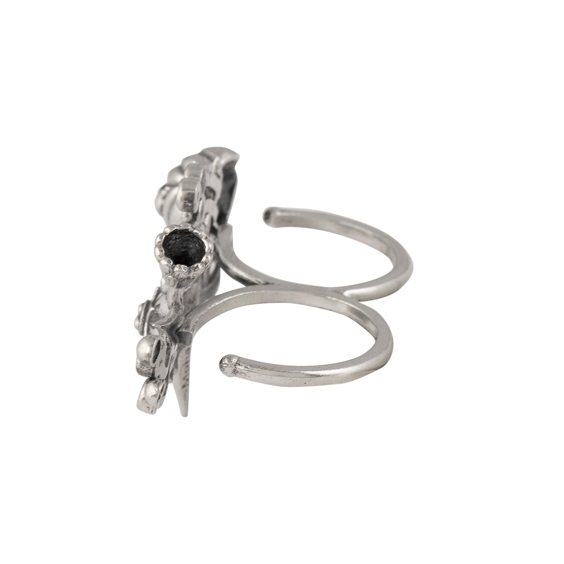 William Morris - Blossom Pod Silver Finger Ring by Moha - Image 4