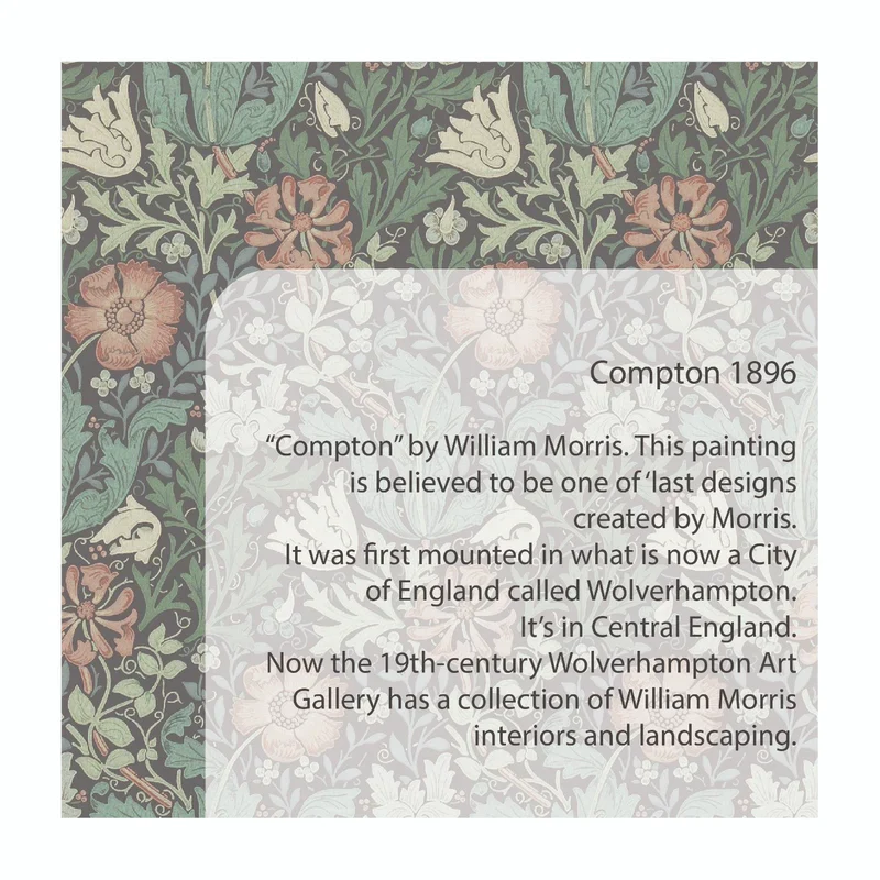 William Morris - Compton Stud Earrings by Moha - Image 5