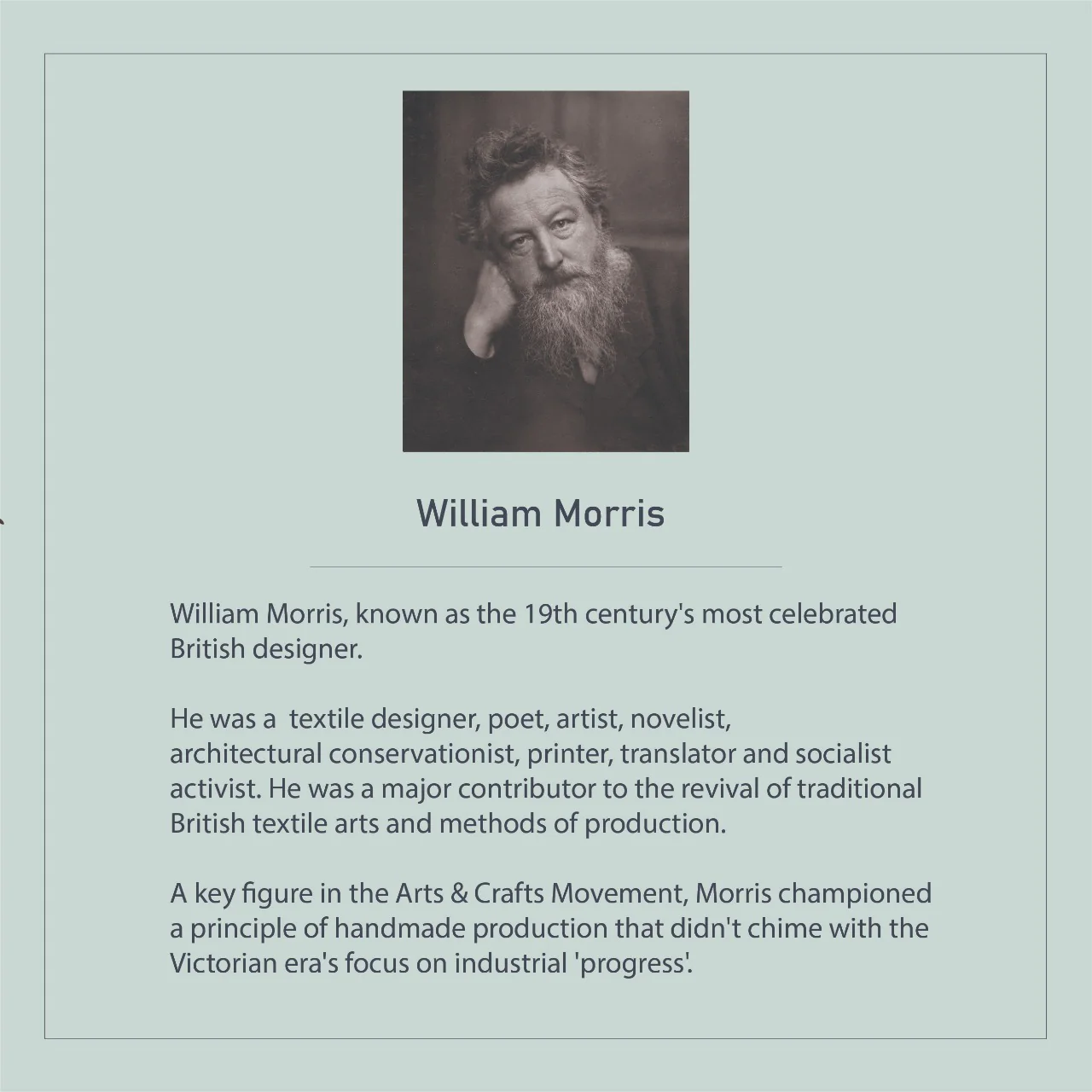 William Morris - Strawberry Thief Silver Double Finger Ring by Moha - Image 8