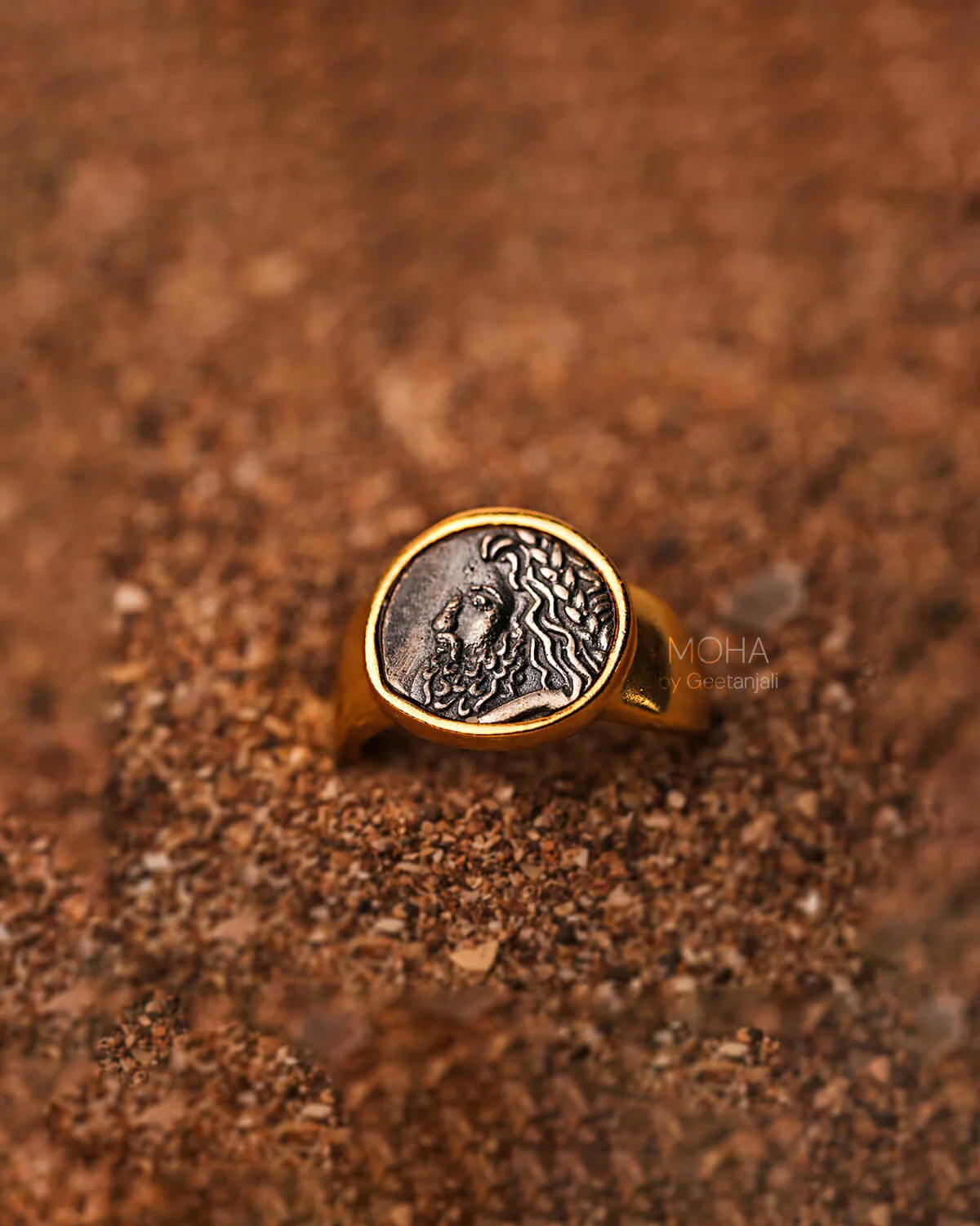 Zeus Silver Finger Ring by MOHA