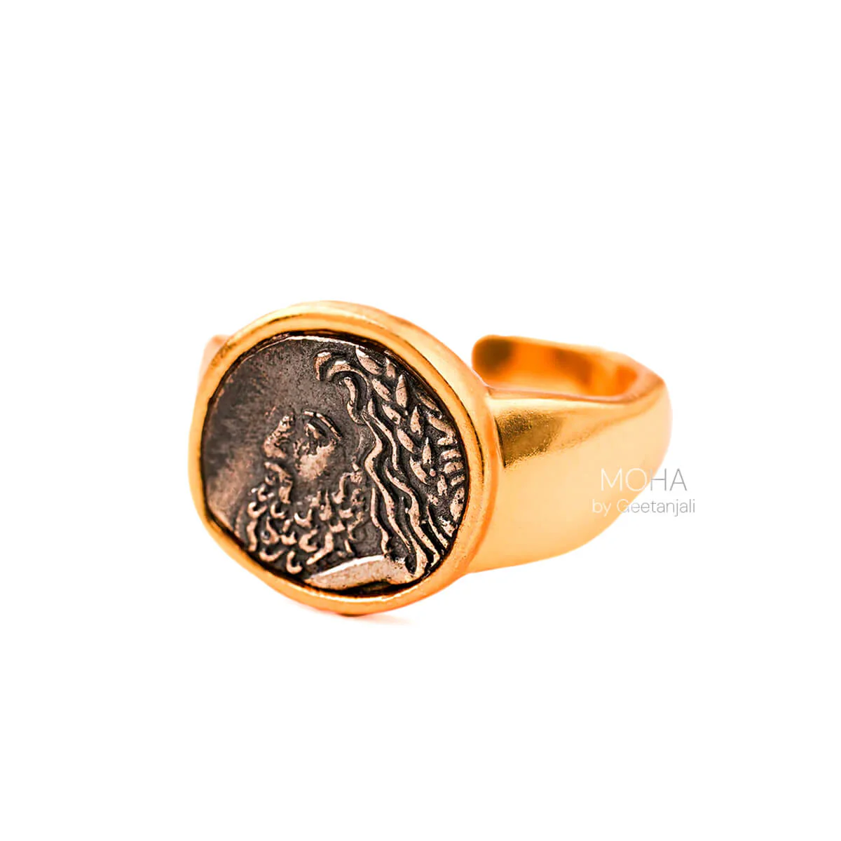 Zeus Silver Finger Ring by MOHA - Image 3
