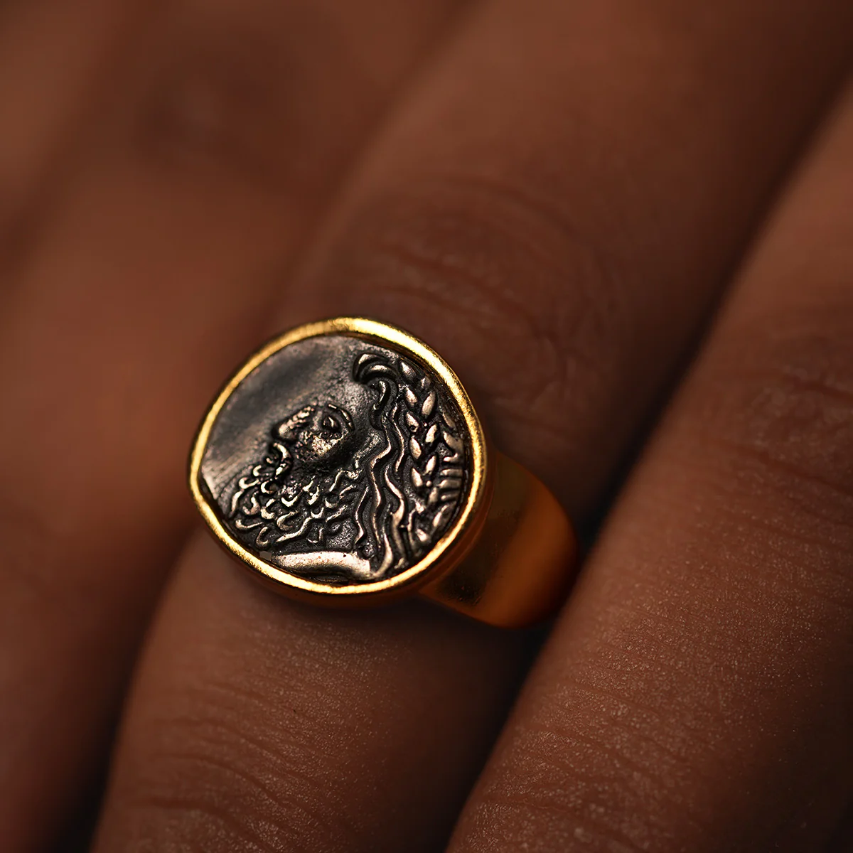 Zeus Silver Finger Ring by MOHA - Image 4