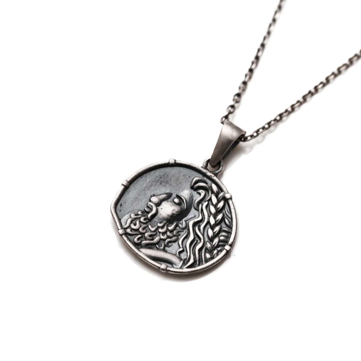 Zeus Silver Pendant with Chain by MOHA - Image 3
