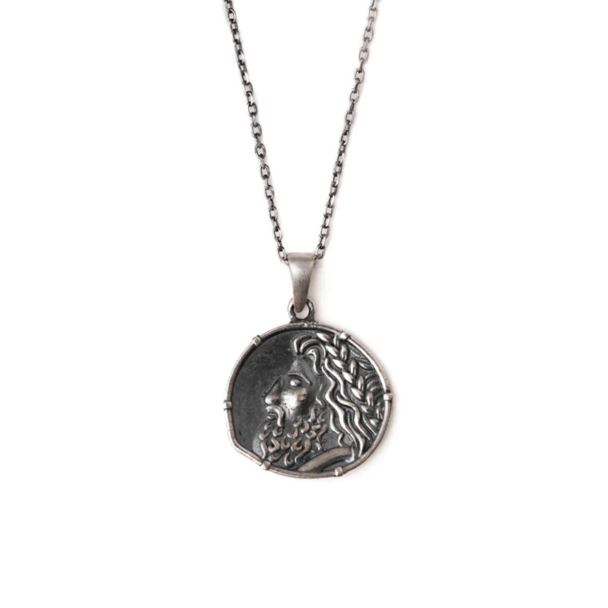 Zeus Silver Pendant with Chain by MOHA - Image 7