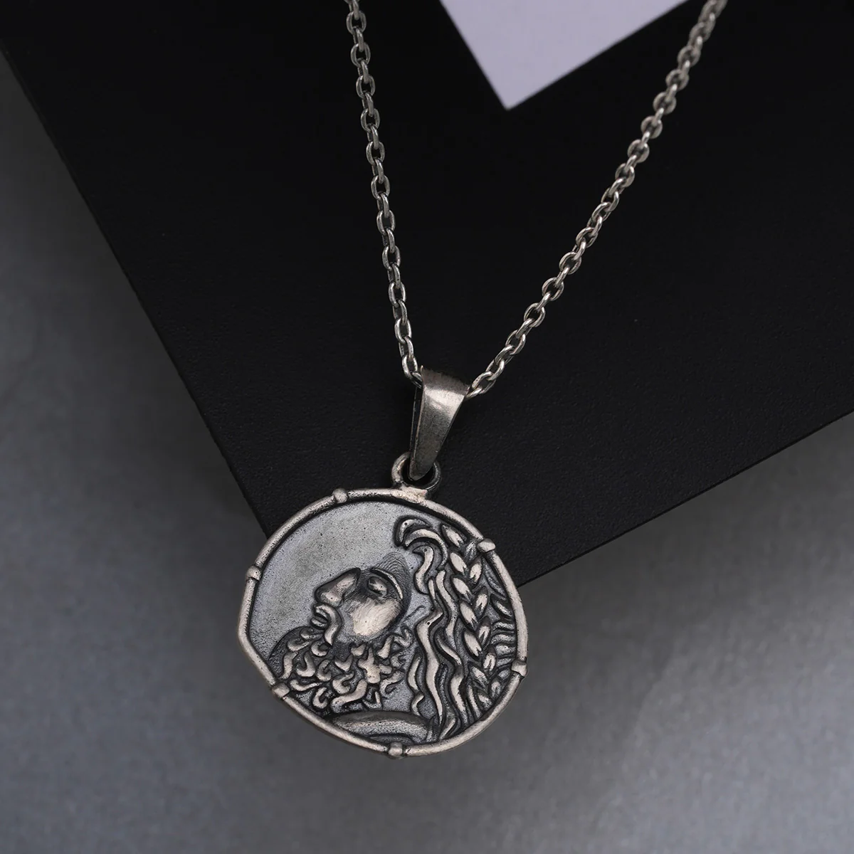 Zeus Silver Pendant with Chain by MOHA - Image 8
